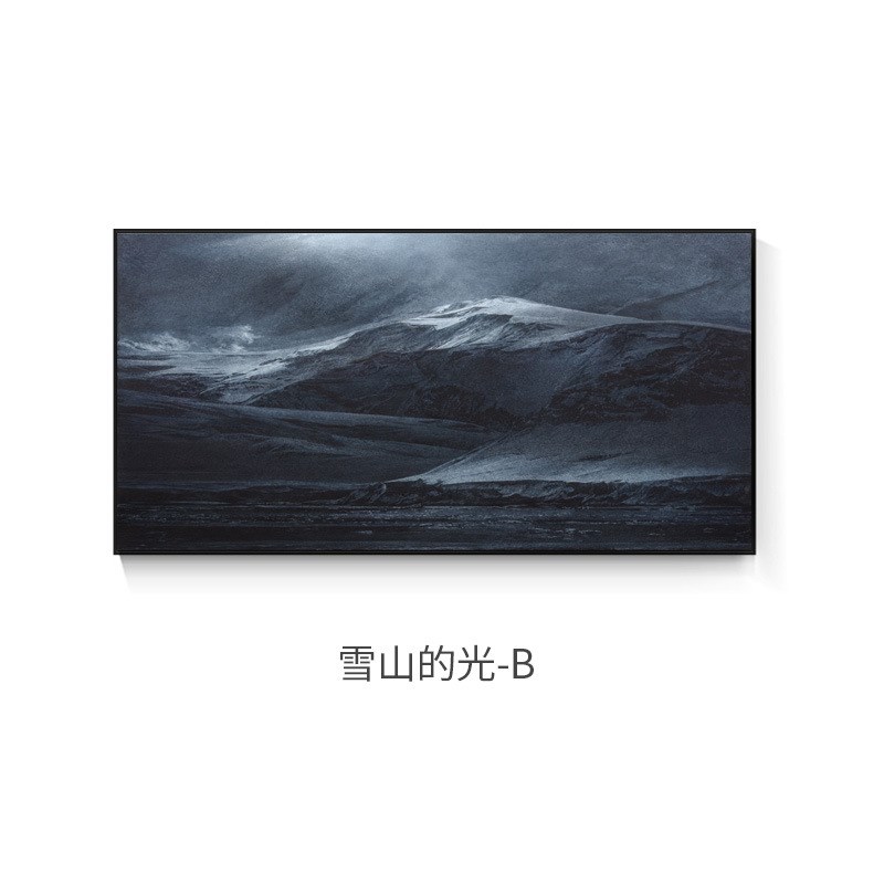国外现代客厅装饰画沙发背景墙风景挂画山水画酒店大幅大气壁画图片