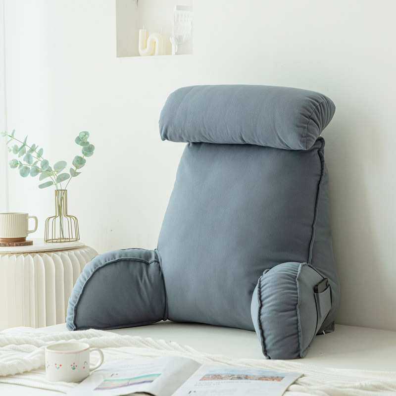 床头软包大靠背垫床上靠枕护颈靠垫抱枕宿舍学生沙发护腰枕头喂奶