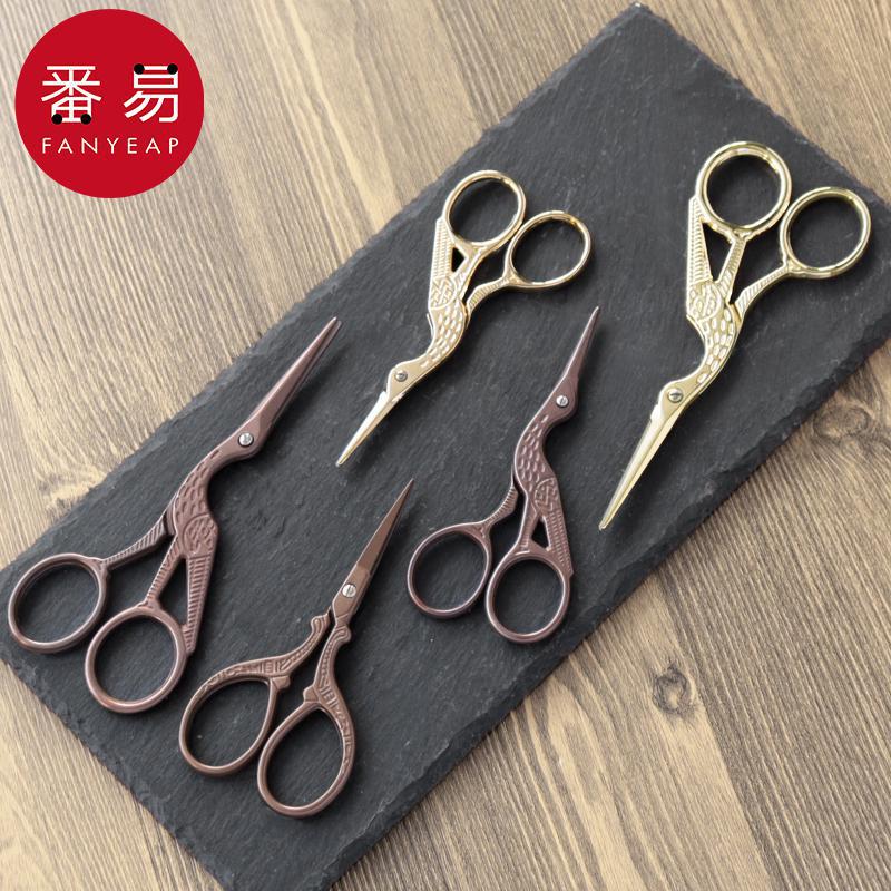 剪刀/茶道A1zoq001-茶艺茶具配件剪茶叶袋茶剪用品中式复古仙鹤家