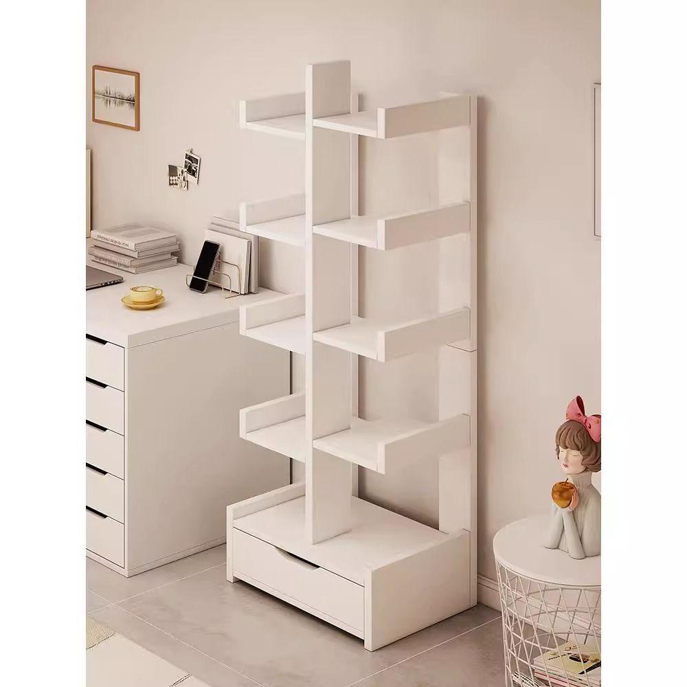 书架落地现代简约置物架小型儿童网红迷你家具客厅收纳家用小书柜