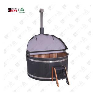 内置炉桑拿洗澡桶 户外浴缸 热水浴缸 6人使 一体式 厂家发货