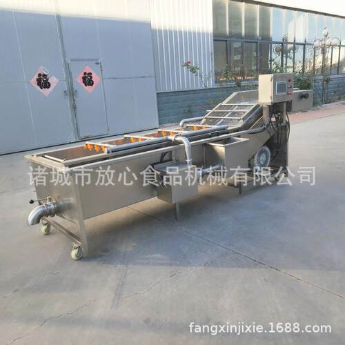 全自动荔枝气泡清洗机 水果鼓泡清洗机 果蔬气泡喷淋清洗设备