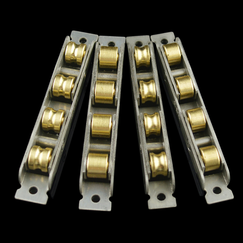 88型塑钢门窗g滑轮77型不锈钢平轮凹槽轮子80推拉塑料窗户轱辘滚