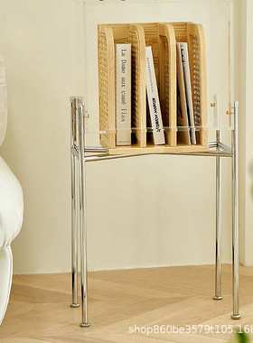 Acrylic steel Magazine Rack Storage table Furniture Lockers