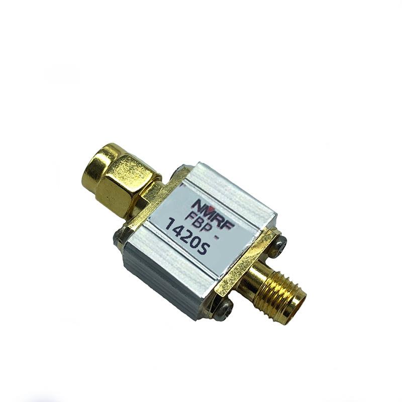 1420MHz射电天文专用SAW带通滤波器，80MHz带宽，SMA接口高性能