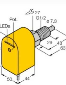 现货FCS-G1/2A4P-VRX/230VAC原装 FCS-G1/2A4P-VRX/24VDC流量报警