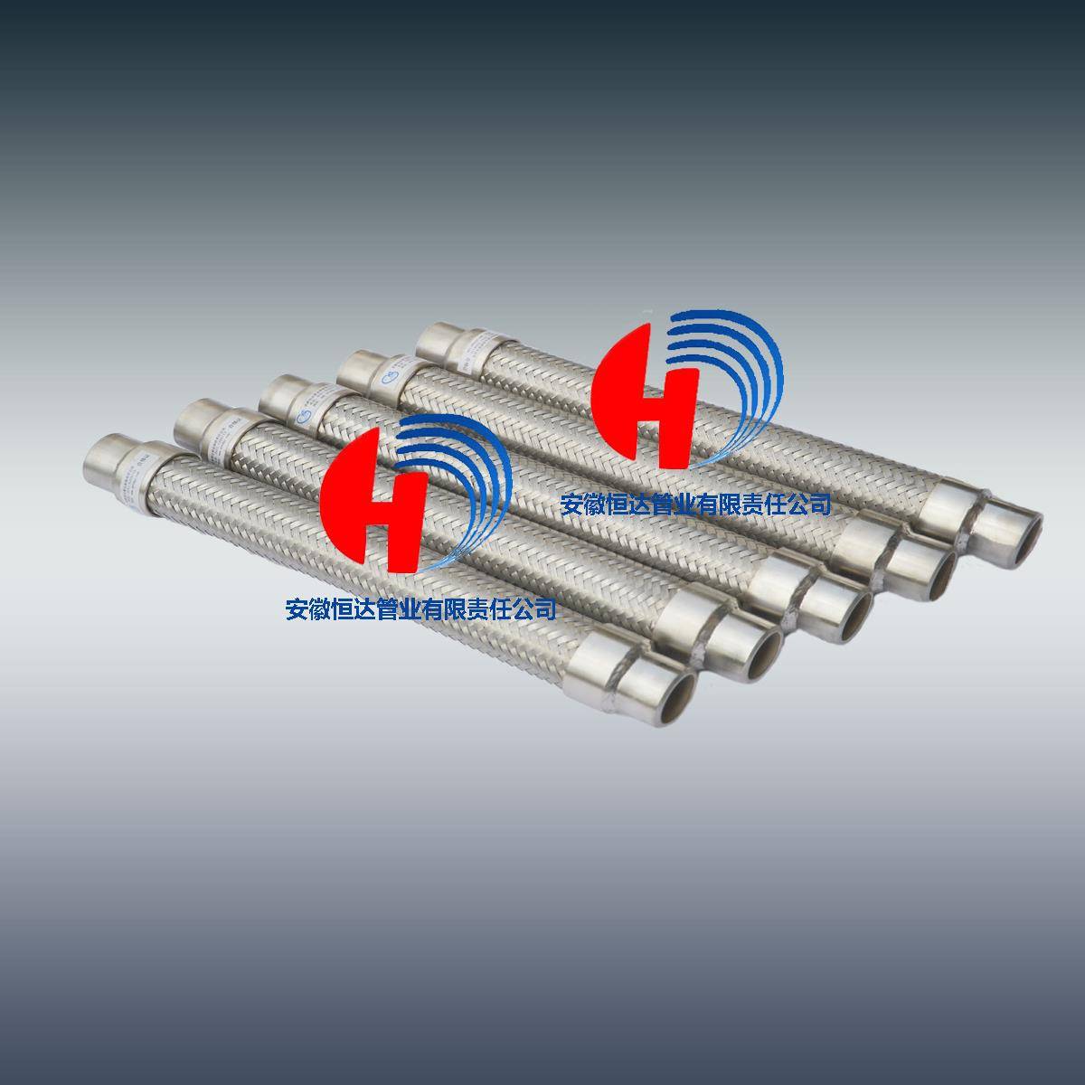 直管焊接式连接金属软管不锈钢波纹管软管耐高压DN25DN32可定
