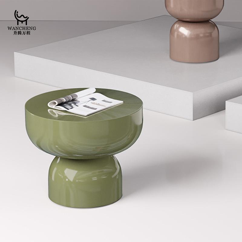 现货简约创意茶几小桌艺术角几客厅轻奢圆桌设计师极简沙发小边几