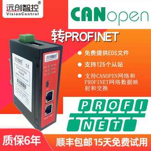 Canopeo转Profinet转CANOPEN协议网关转换器PN现场总线网桥