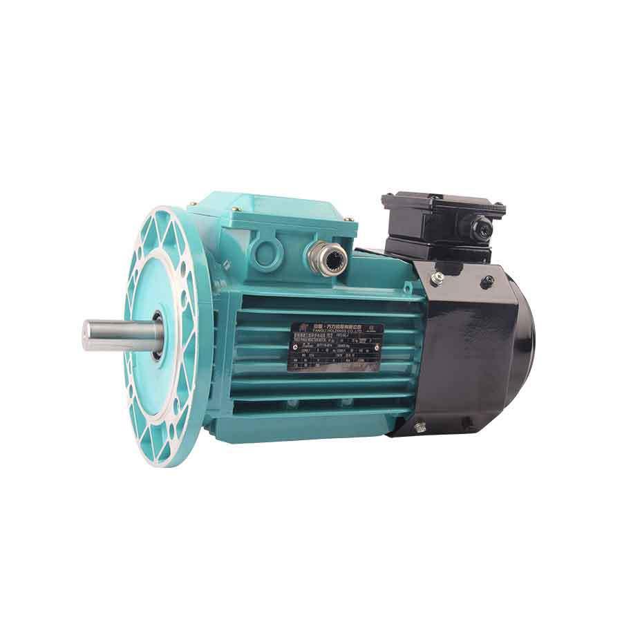 FL电机YVF2铝壳变频电动机齿轮马达减速机立式B5/380V/0.