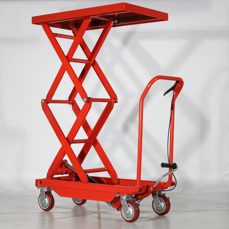 双剪升降平台车升降小平台车移动式装卸升高车平板搬运推车