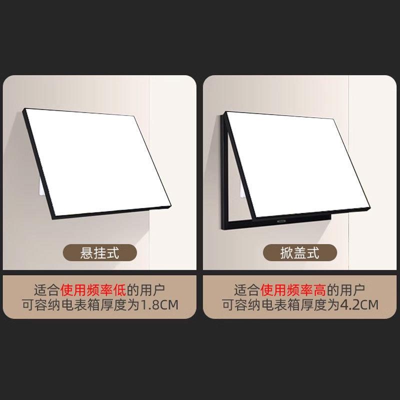 客厅电表箱装饰画办公室茶室中式遮挡弱电箱盖板画遮丑配电箱挂画