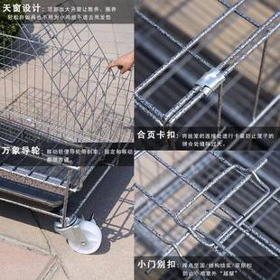 鸡圈鸡舍家用大号户外自动下蛋鸡笼大型养植鸡屋鸡棚不锈钢超大