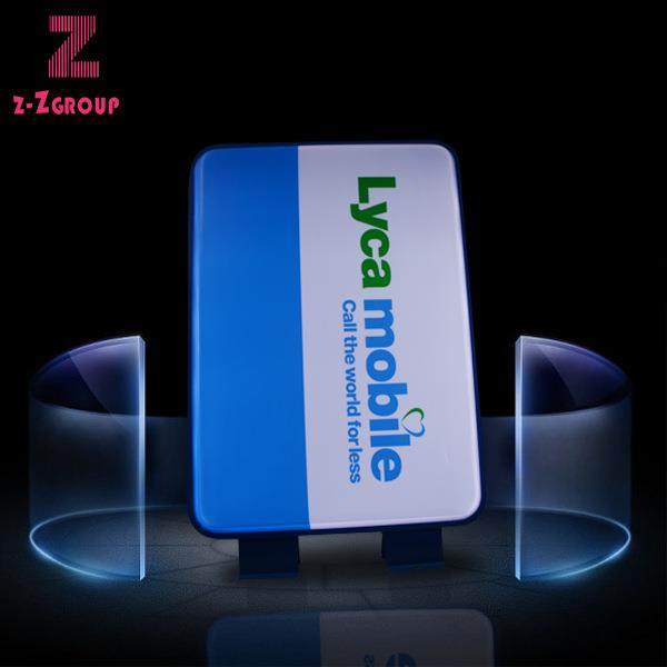 新款led吸塑灯箱门头广告招牌侧翼方形双面发光户外防水悬挂招牌