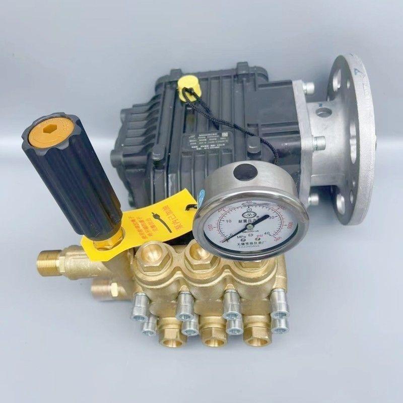 苏州黑洗车机高压泵头BCC208B/2520B泵总成BZ-2520C三缸柱塞泵