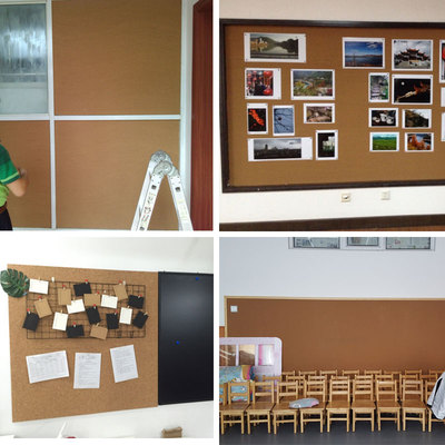 软木板幼儿园学校宣传栏文w化墙照片墙留言栏公告栏小颗粒软木卷