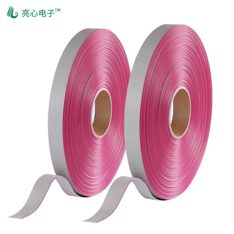 直销UL2651红边灰排线IDC/FC端子排线PH1.0软排线28AWG