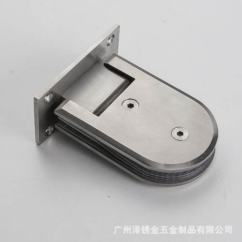 不锈钢玻璃门合页淋浴房玻璃铰链浴室门玻璃夹精铸SUS304自由合页