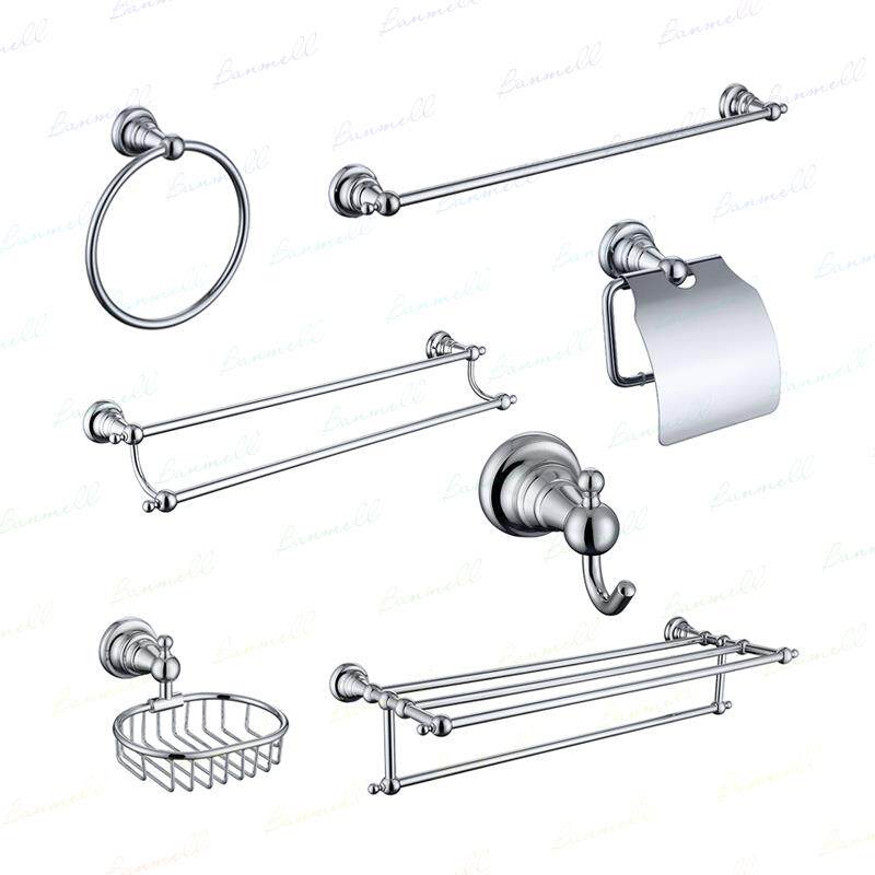 出口法式复古置物架浴室五金挂件套装毛巾浴巾架挂钩厕纸架其他铜