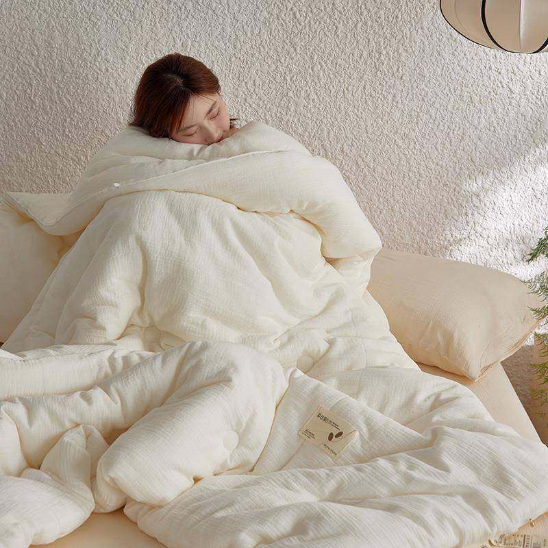 24秋冬A类全棉雾感纱蚕丝蛋白春秋被软糯贴身抗菌冬被防螨不跑被,鲜花速递/花卉仿真/绿植园艺,割草机/草坪机,淘宝优惠券,粉丝福利购,淘宝优惠卷