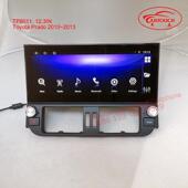 丰田霸道ToyotaPrado12.3寸高清Carplay改装 适用10 13款 车机