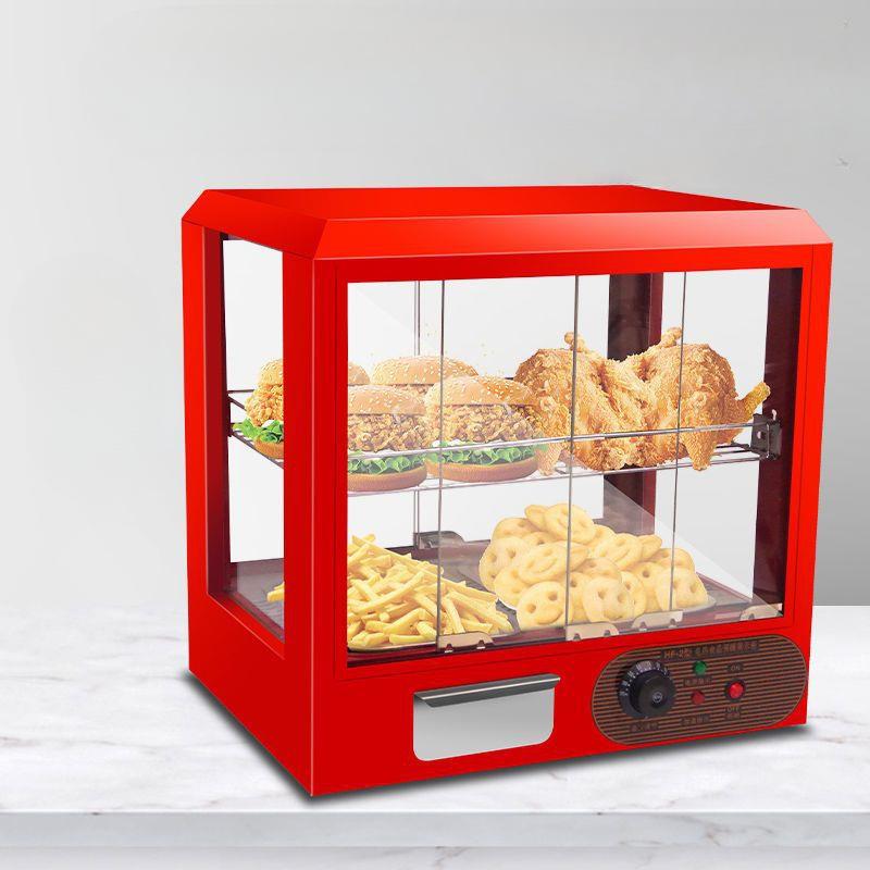 保温柜商用小型加热保温箱台式蛋挞展示柜汉堡炸鸡保温箱商谷无从