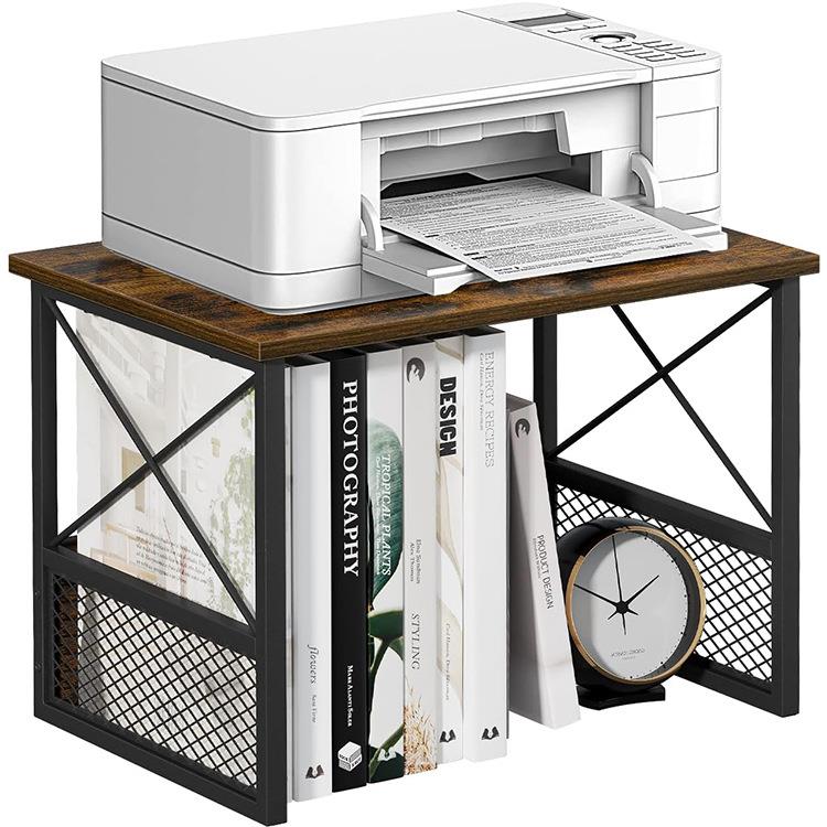 办公室桌面打印机置物架增高架办公桌上文件收纳架工位复印机架子