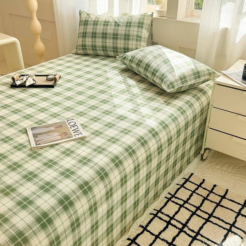 【折扣价】新款贡缎全棉磨毛床单加厚纯棉被单单件床单榻榻米厚款