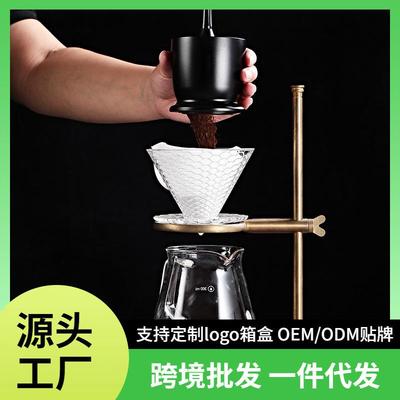 咖啡接粉器防飞尘ek43接粉杯布粉器58mm咖啡手柄均匀咖啡器具