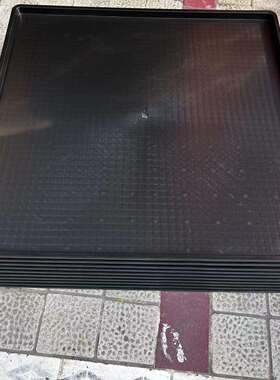 塑料方盘 茶盘65*65*4cm防静电电子车间周转可套叠产品方箱 托盘