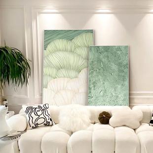 饰画高级肌理感落地画简约抽象画玄关画 北欧客厅装 green screen