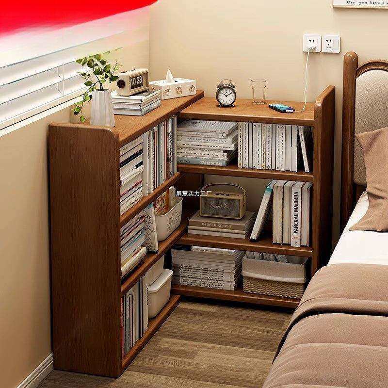 实木书架可伸缩桌面置物架家用桌上收纳架简易卧室靠墙转角小书柜,鲜花速递/花卉仿真/绿植园艺,割草机/草坪机,淘宝优惠券,粉丝福利购,淘宝优惠卷