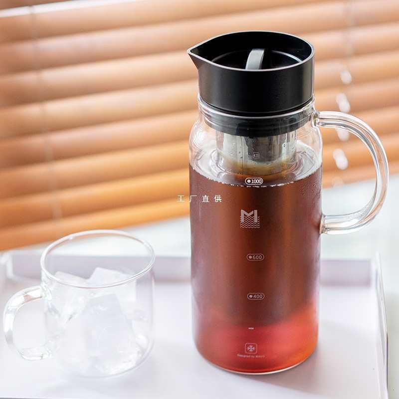 尼德兰冷萃咖啡壶 冷泡冰滴咖啡壶 过滤杯冷萃茶壶 双层滤