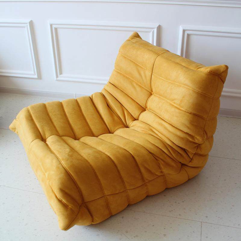 北欧毛毛虫懒人沙发阳台休闲椅飘窗躺椅现代简约布艺togo单人沙发