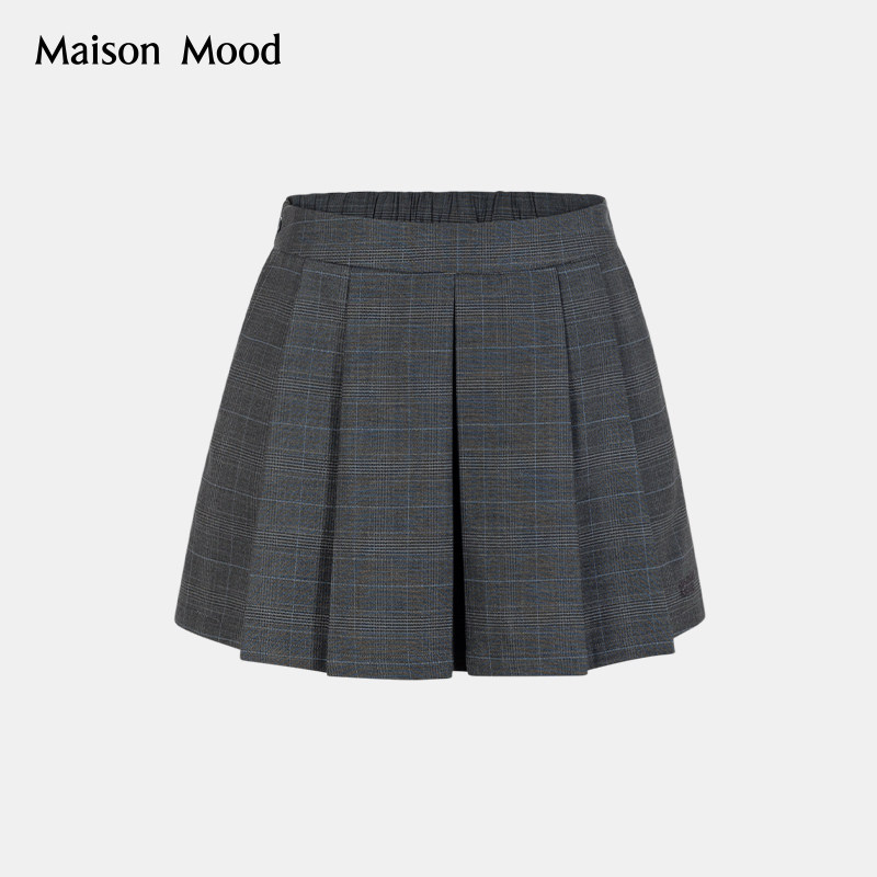 Maison Mood2026秋季新款复古通勤时尚格纹西装半身裙女193117145