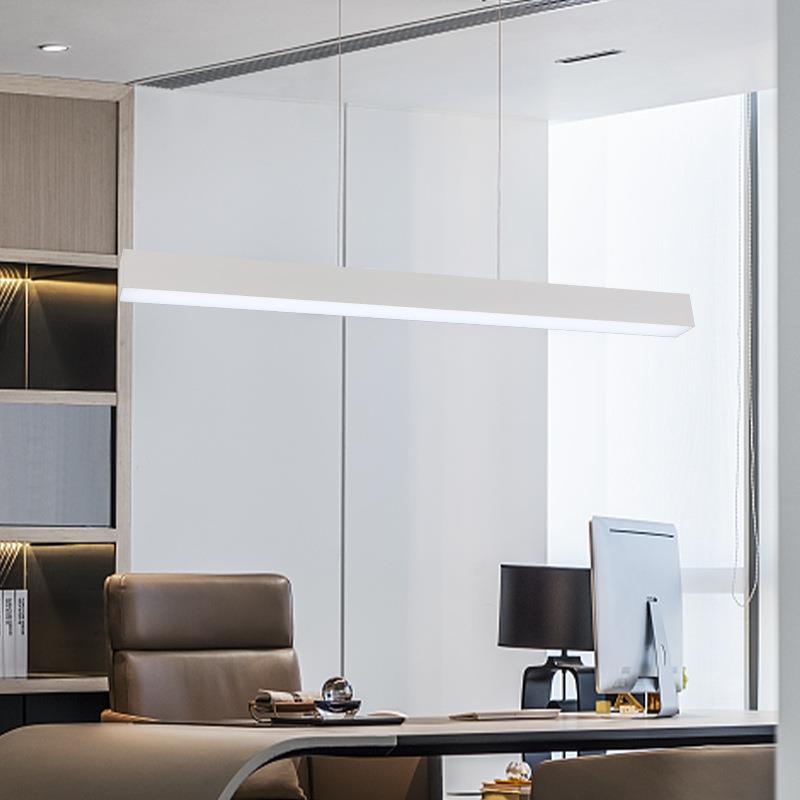 【折扣价】led办公灯健身房商场超市方通灯教室办公室吊线灯商用