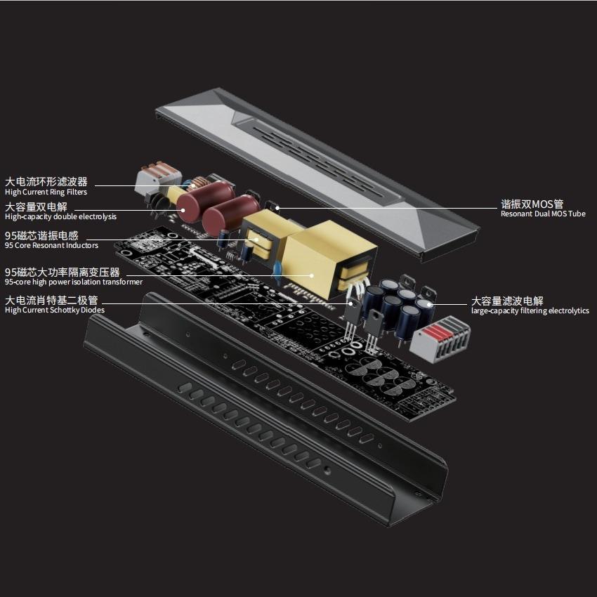 【折扣价】LED灯带24v驱动变压器线性灯恒压缓启动静音灯带超薄拨