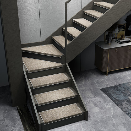 实木楼梯踏步垫免胶自粘家用台阶防滑楼梯垫子专T用楼梯地毯阶梯