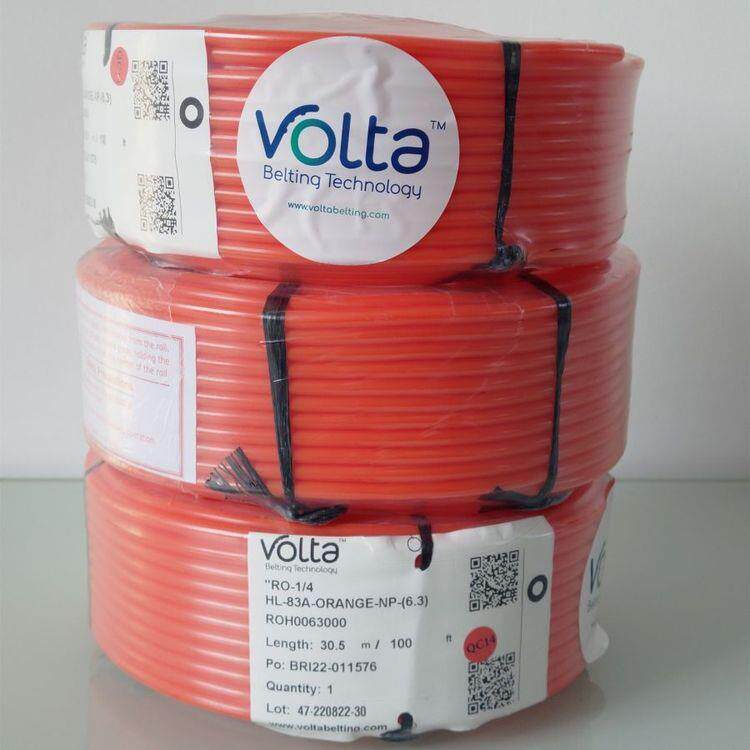 PU圆带聚氨酯圆带食品级三角带VOLTA线心圆带进口圆带线芯三角带