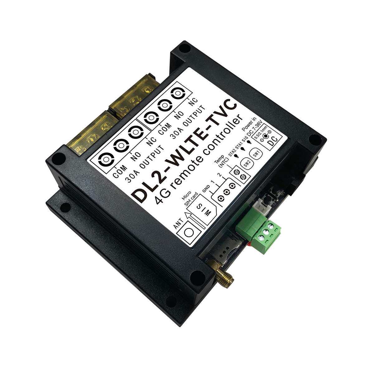 DL2外贸4G 30A APP/WEB控制 SMS电话 温度联动 停电报警 输入联动