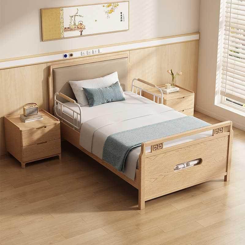 老人助起手摇防护床多功能电动床养老院适老自理床病人专用床家具