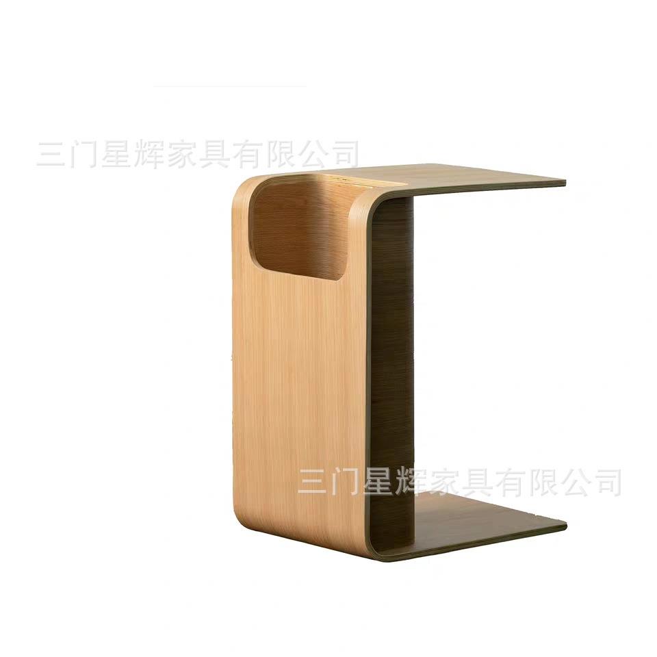 木质北欧沙发边几迷你边柜储物柜小型ins风小桌子移动茶几脚踏