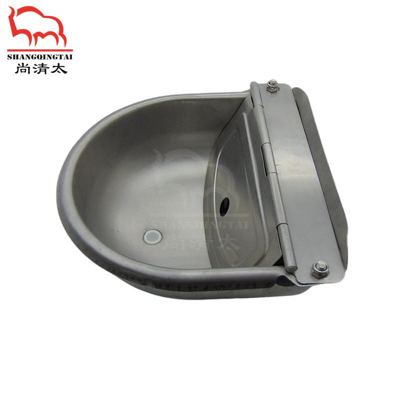 牛用不锈钢饮水碗 带清洗口饮水器 牛舍水线设备喝水器材畜牧养殖