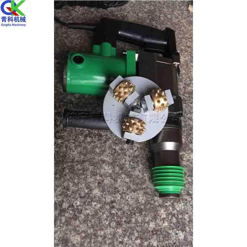 手持式电动地面凿毛机 混凝土地面拉毛机 冲击式三头墙壁凿毛锤