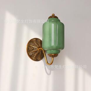 中古murano南瓜玻璃壁灯客厅卧室过道复古壁灯床头阳台复古氛围灯
