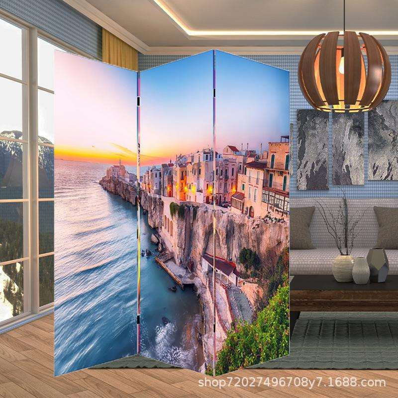 厂家 北欧屏风 隔断墙遮挡 家用客厅卧室 现代简约折屏