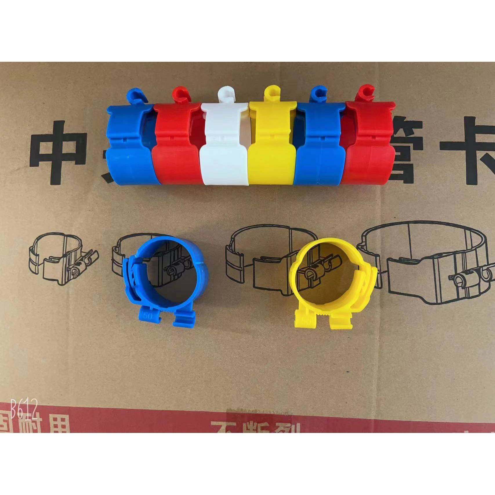 空调管卡吊码安装配件卡扣吊卡中央空调吊码卡扣管卡子秒卡100装