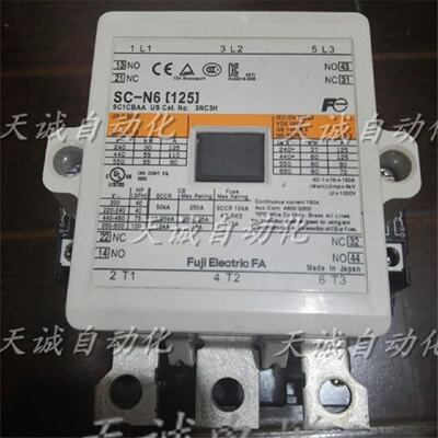 议价原装进口富士交流接触器SC-N6 [125] SC1CBAA 110V 220V 380V