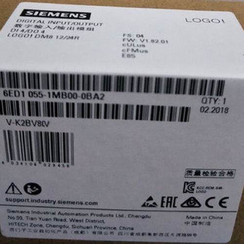 议价6ED1055-1MB00-0BA2全新LOGO DM812/24R扩展模块6ED10551MB00