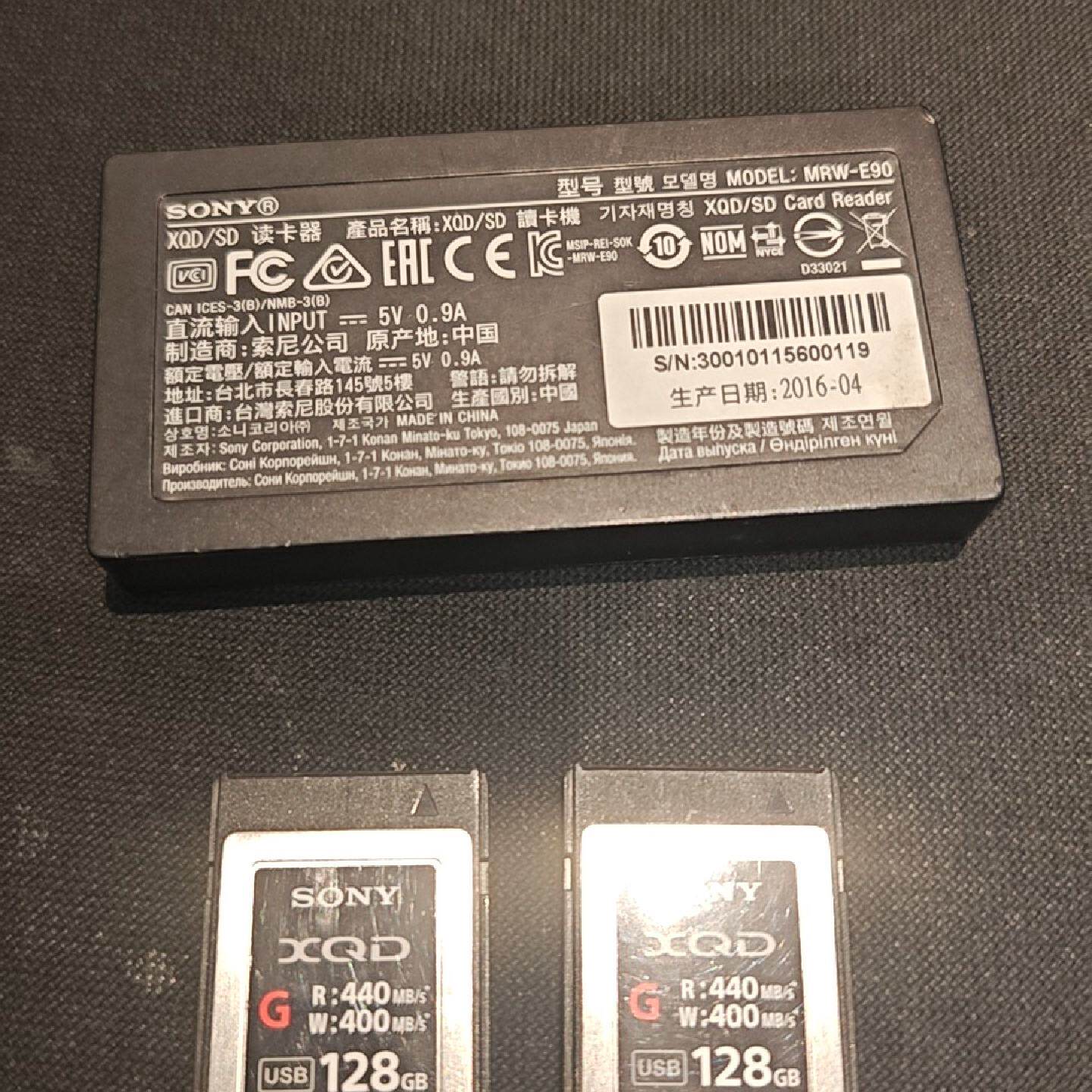 【Sony XQD 128GB储存卡套装】--议价商品
